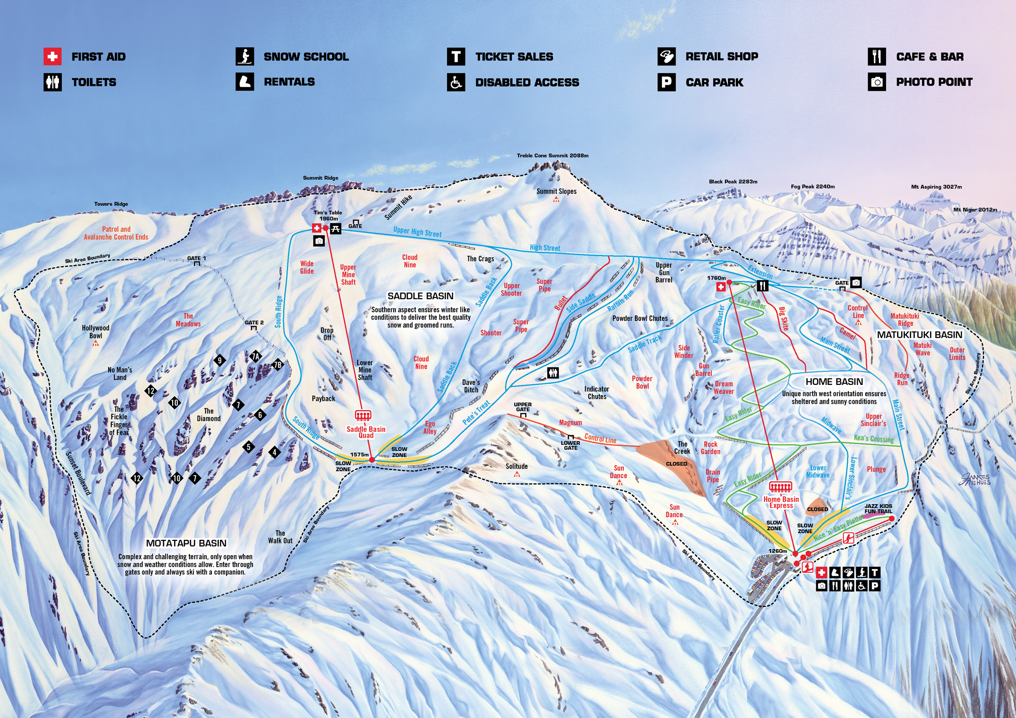 Ski & Snowboard Trail Maps - 360 Degree Interactive Piste Maps | Treble